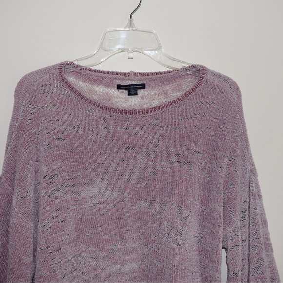 American Eagle Lilac Chenille Knit Sweater - Picture 3 of 10